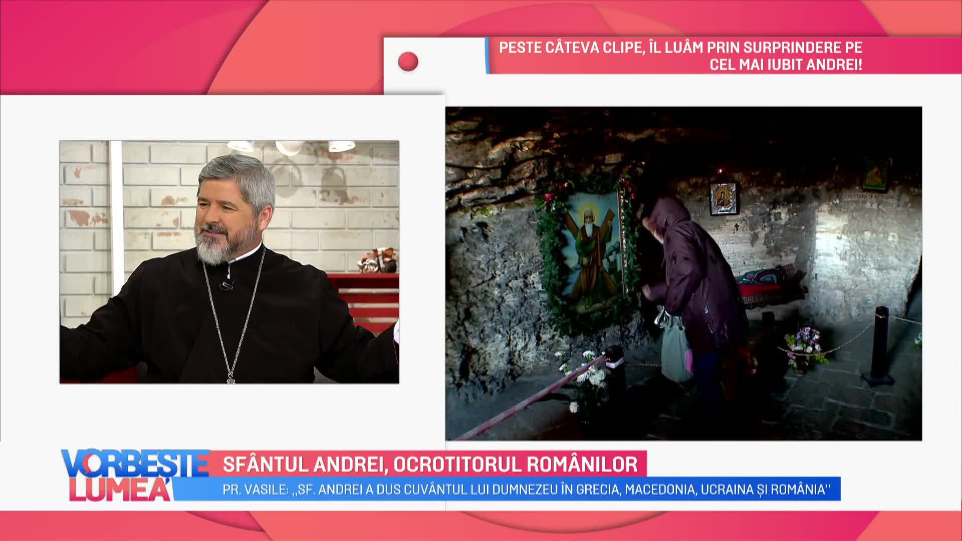 Părintele Vasile Ioana, despre Sfântul Andrei:"Sfântul Andrei a fost primul om care le-a vorbit românilor despre Iisus"